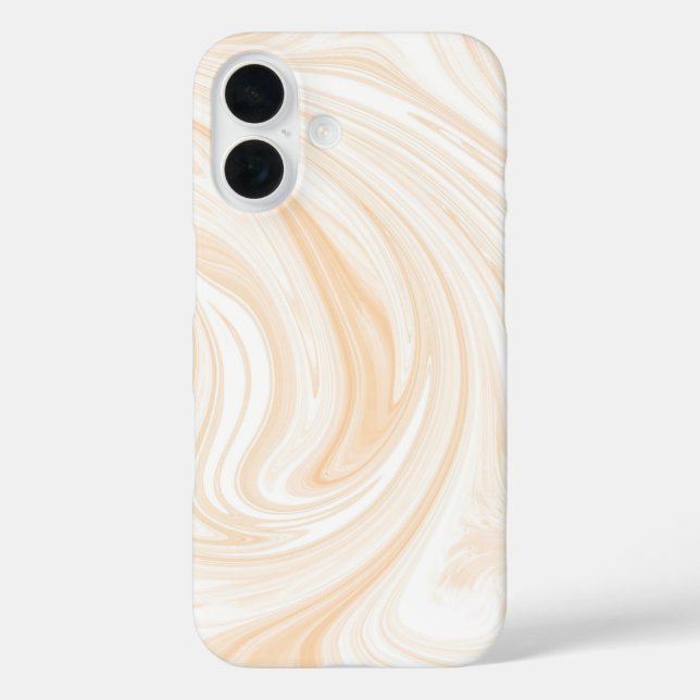 Elegant White Marble Pattern Case-Mate iPhone Case (Back)