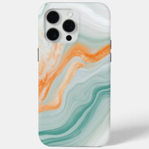 Elegant White Marble Pattern iPhone 15 Pro Max Case
