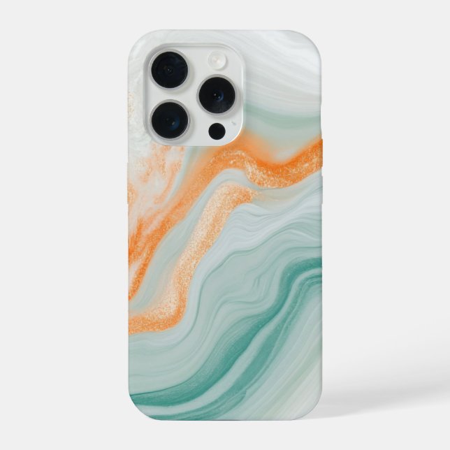 Elegant White Marble Pattern  iPhone Case (Back)