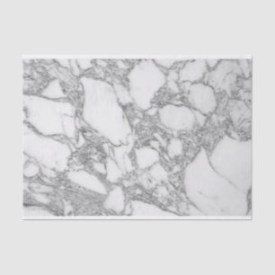 Elegant white marble stone decoupage crafts & gif tissue paper