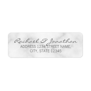 Elegant White Marble Wedding