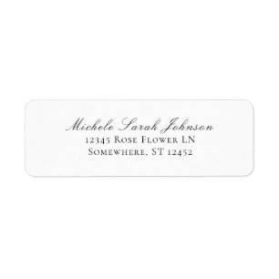 Elegant White Minimalist