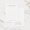 Elegant white minimalist earring display card