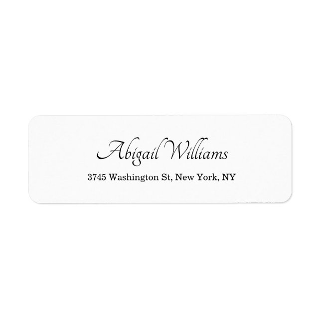 Elegant White Minimalist Professional Modern (Front)