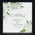Elegant White Orchids Bohemian Wedding Binder<br><div class="desc">Elegant White Orchids Bohemian Wedding 3 ring binder. 
Customizable floral binder featuring watercolor hydrangeas,  peonies,  anemones and foliage. This floral binder will be perfect for personal use and an event like weddings,  bridal showers and baby showers.</div>