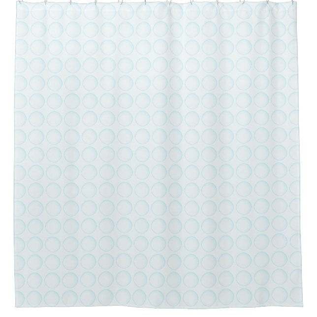 Elegant White Polka Dot with Blue Touch (Front)