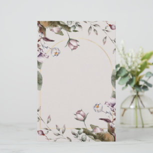 Elegant White Rose Stationery   Special Occasions