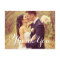 Elegant White Script Wedding Photo Thank You