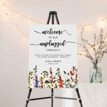 Elegant Wildflower 2 unplugged wedding ceremony