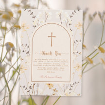 Elegant Wildflower Baptism / Christening