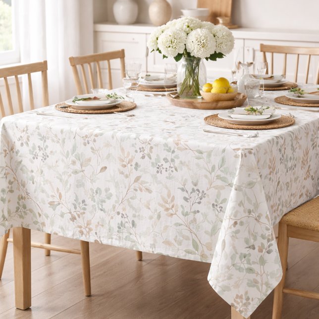 Elegant Wildflower Boho  Tablecloth (Creator Uploaded)