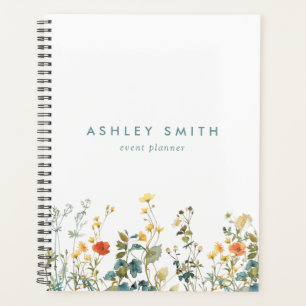 Elegant Wildflower Field Planner