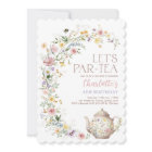 Elegant Wildflower Garden Tea Party Girl Birthday