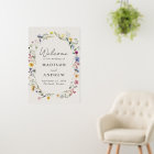 Elegant Wildflower Meadow Cream Wedding Welcome
