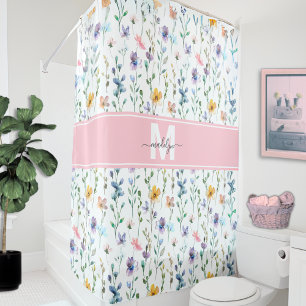 Elegant Wildflower Monogram