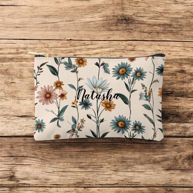 Elegant Wildflower Spring Boho Pouch  (Creator Uploaded)