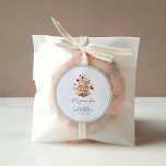 Elegant Wildflower Tea Party Bridal Shower Classic Round Sticker<br><div class="desc">Elevate your bridal shower favours with our Elegant Wildflower Tea Party Classic Round Sticker. Adorned with delicate wildflowers, this sticker adds a touch of whimsical charm to your event. The classic round design exudes timeless elegance, perfect for adding a special touch to party favours, envelopes, or decorations. Customize with your...</div>