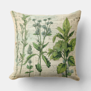 Elegant Wildflower Throw Pillow