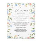 Elegant Wildflower Wedding Details