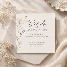 Elegant Wildflower Wedding