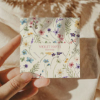 Elegant Wildflower Wild Flower Floral Custom