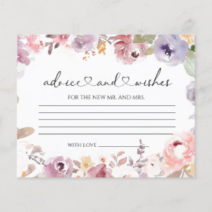 Elegant Wildflowers advice and wishes bridal show.