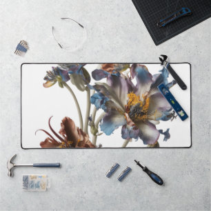 elegant wildflowers desk mat