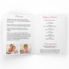 Elegant Wildflowers Fold Printable Funeral Program