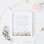 Elegant Wildflowers Marriage Certificate Poster<br><div class="desc">Elegant Wildflowers Marriage Certificate Poster</div>