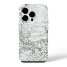 Elegant Wildflowers white and black Case-Mate