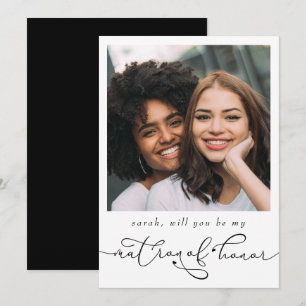 Elegant Will You Be My Matron of Honour Photo