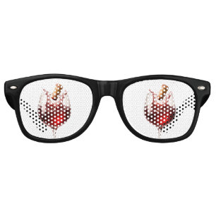 Elegant Wine Glass Party Sunglasses