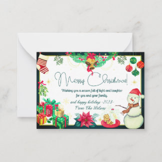 elegant winter christmas cards simple rustic