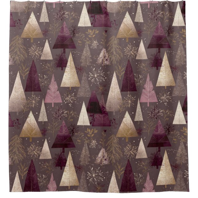 Elegant Winter Forest Christmas Pattern (1) (Front)