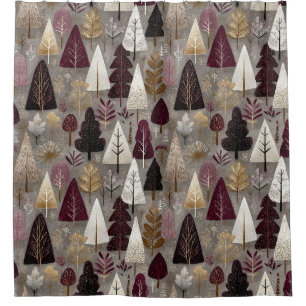 Elegant Winter Forest Christmas Pattern (10)
