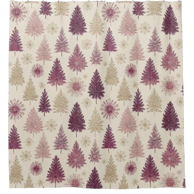 Elegant Winter Forest Christmas Pattern (3) (Front)