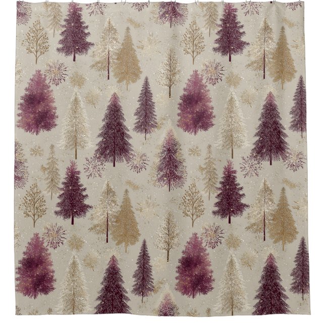 Elegant Winter Forest Christmas Pattern (9) (Front)