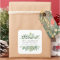 Elegant Winter Greenery Holiday Return Address