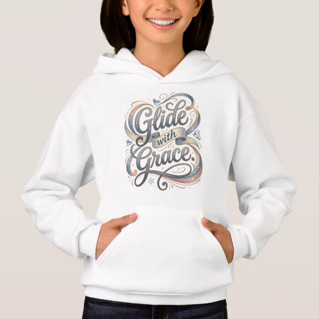 Elegant Winter Ice Skating Birthday  (Front)