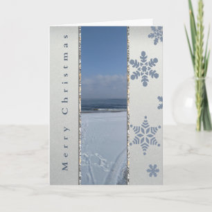 Elegant Winter Snowflakes Card