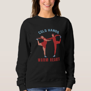 Elegant Winter Sports Design Sweatshirt