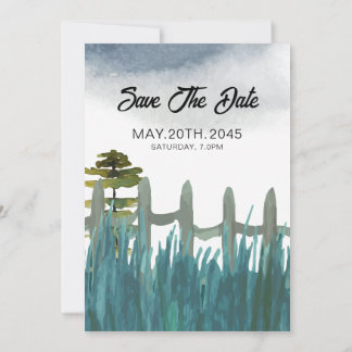 Elegant Winter Wedding invitation card design