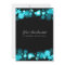 Elegant Winter Wedding Turquoise Lights