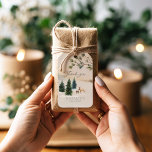 Elegant Winter Woodland Baby Shower Gift Tags<br><div class="desc">Discover the magic of winter with our Elegant Winter Woodland Baby Shower Thank you tags! Add an enchanting touch to your baby shower favours, making each guest feel appreciated and loved. Elevate your gratitude with a sprinkle of elegance in every detail! Click Personalize to edit all text. Matching items in...</div>
