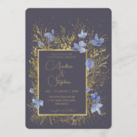 Elegant Wintry Foliage Winter Wedding