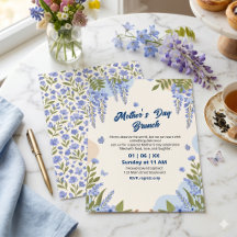 Elegant Wisteria Floral Mother’s Day Brunch 