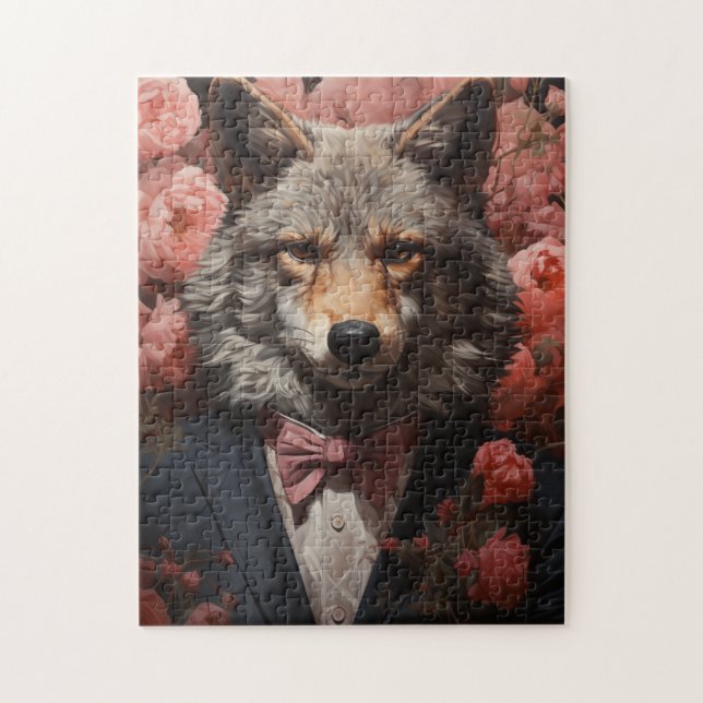 Elegant Wolf Jigsaw Puzzle (Vertical)