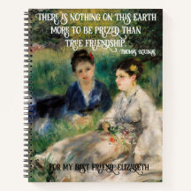 Elegant Woman Artwork Best Friend Quote Gift