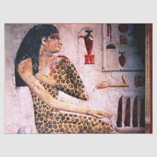 ELEGANT WOMAN ,FASHION AND BEAUTY OF ANTIQUE EGYPT TISSUE PAPER