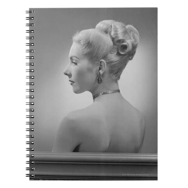 Elegant Woman Notebook (Front)
